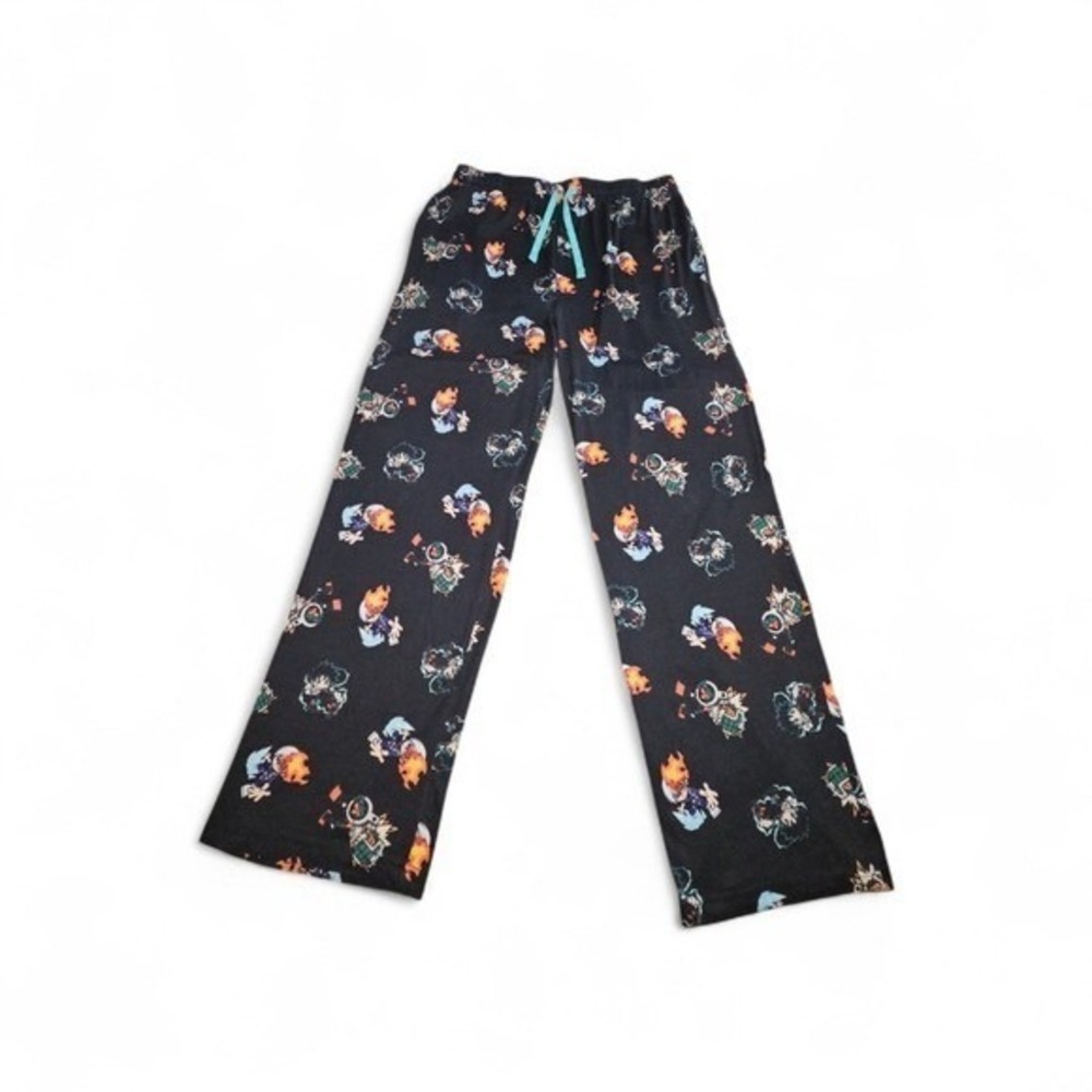 Hot Topic Pajama Pants Mens XL Black My Hero Academia Anime Lounge Sleepwear